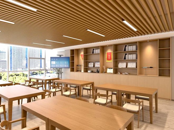 ：活动室装修效果图大放送K8凯发天生赢家活力空间(图2)